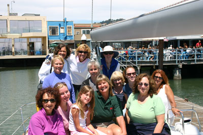 Sailing Lessons San Francisco Bay school instruction bay area classes club Rentals Learn to sail Women sailing