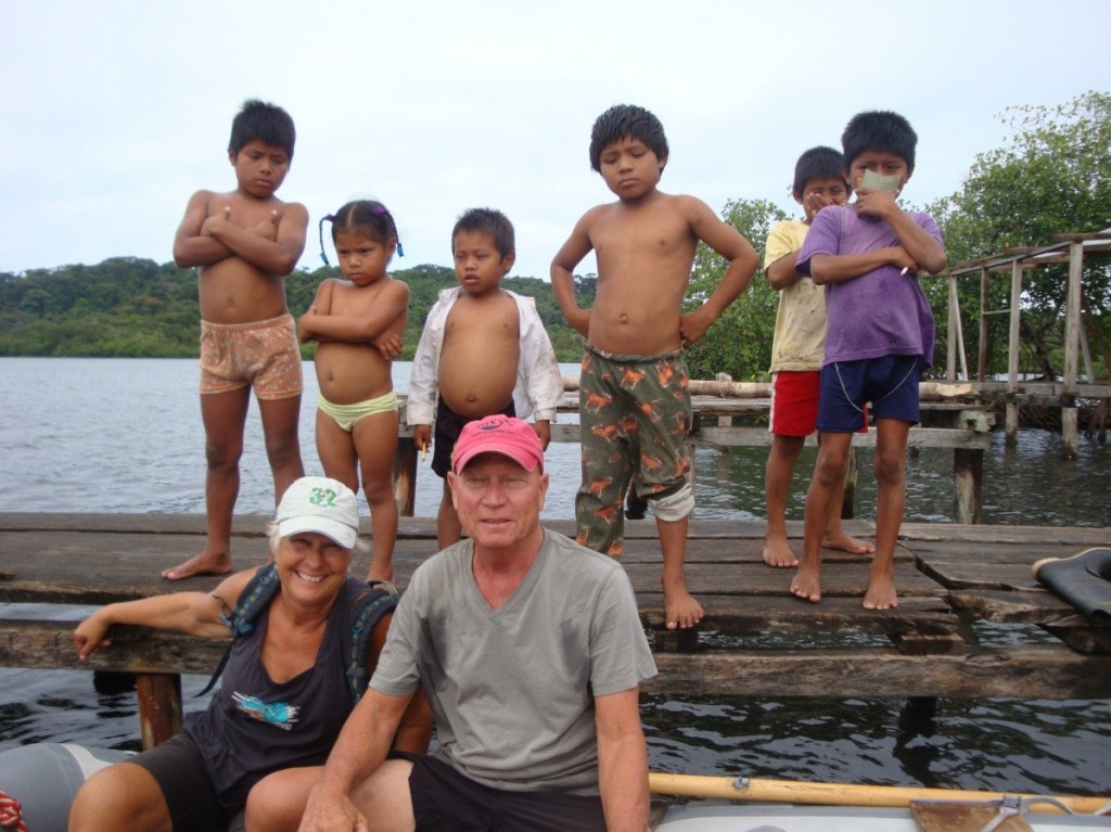 Mike & Kay with Nogobe Children